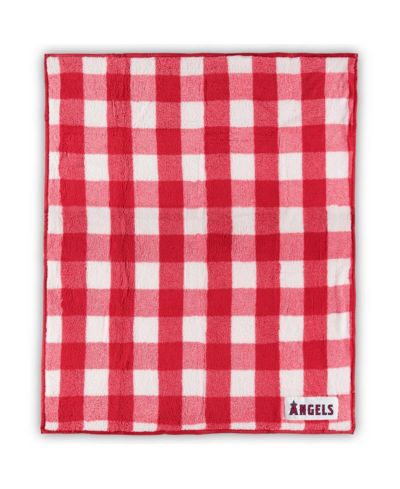 Los Angeles Angels одеяло из флиса Buffalo Check 50" x 60"
