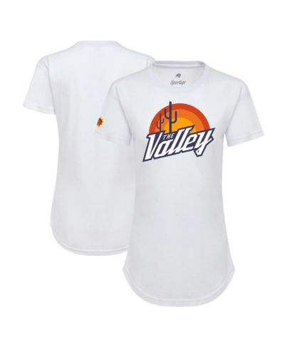 Женская футболка Sportiqe White Phoenix Suns 2021/22 City Edition Phoebe