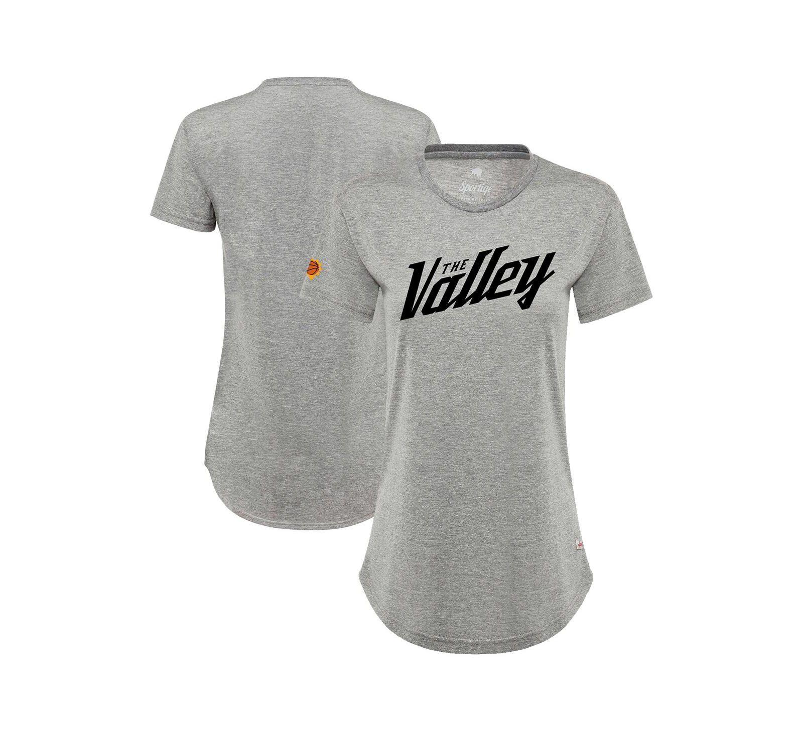 Women's Sportiqe Gray Phoenix Suns 2021/22 City Edition Phoebe T-shirt