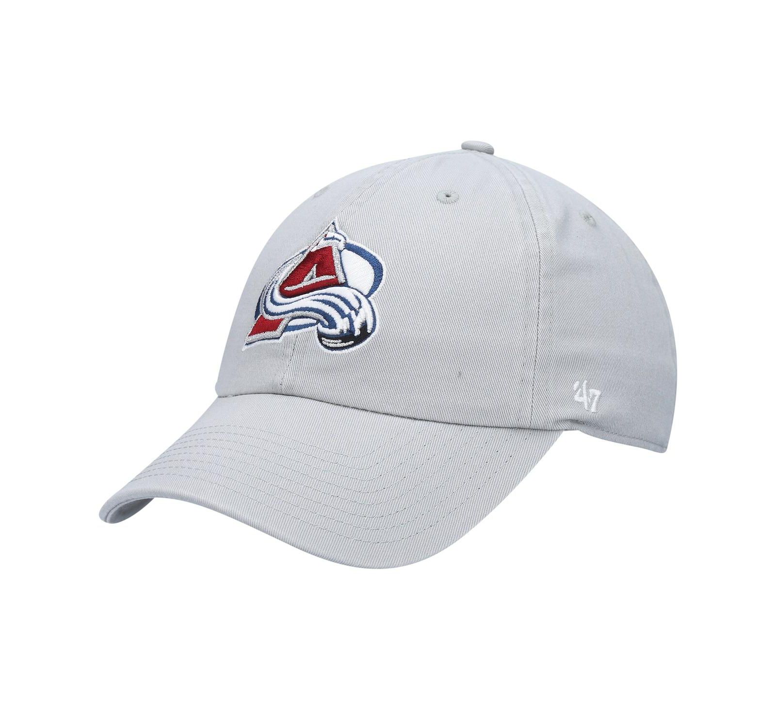 Мужская кепка '47 Gray Colorado Avalanche Clean Up Adjustable