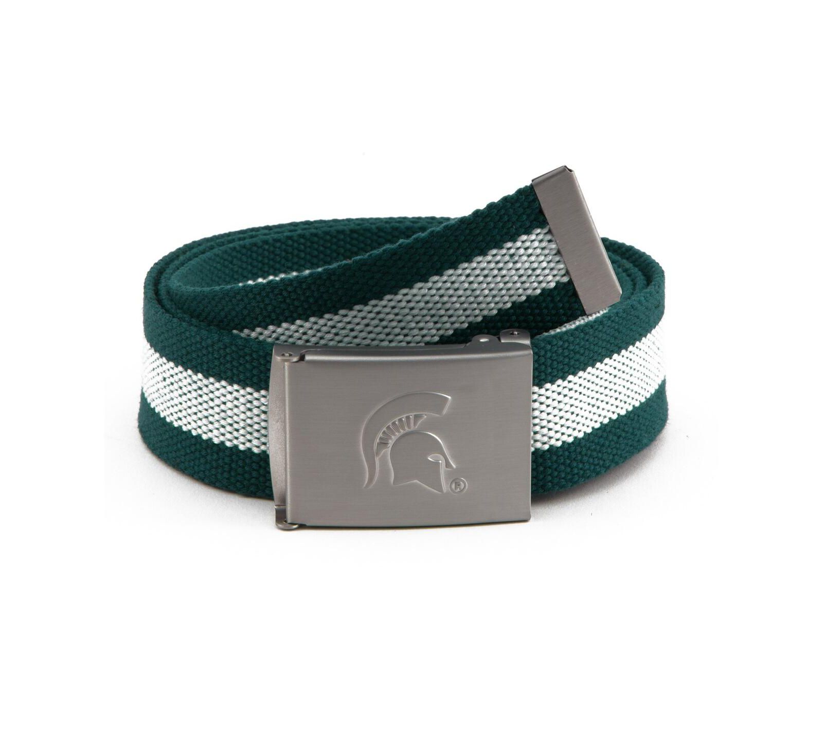 Men's Michigan State Spartans Fabric Belt