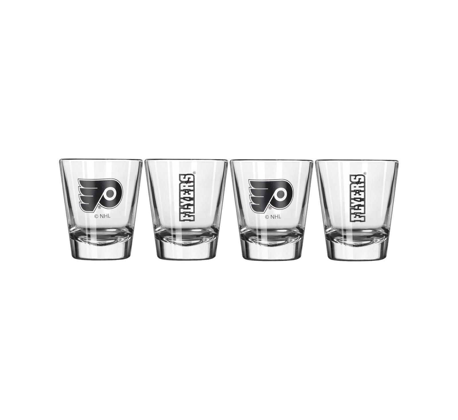 Philadelphia Flyers Набор из 4 стопок для шотов, 2 oz