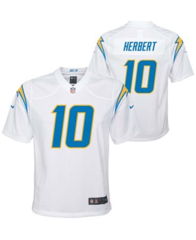 Nike Big Boys Justin Herbert Los Angeles Chargers Game Jersey