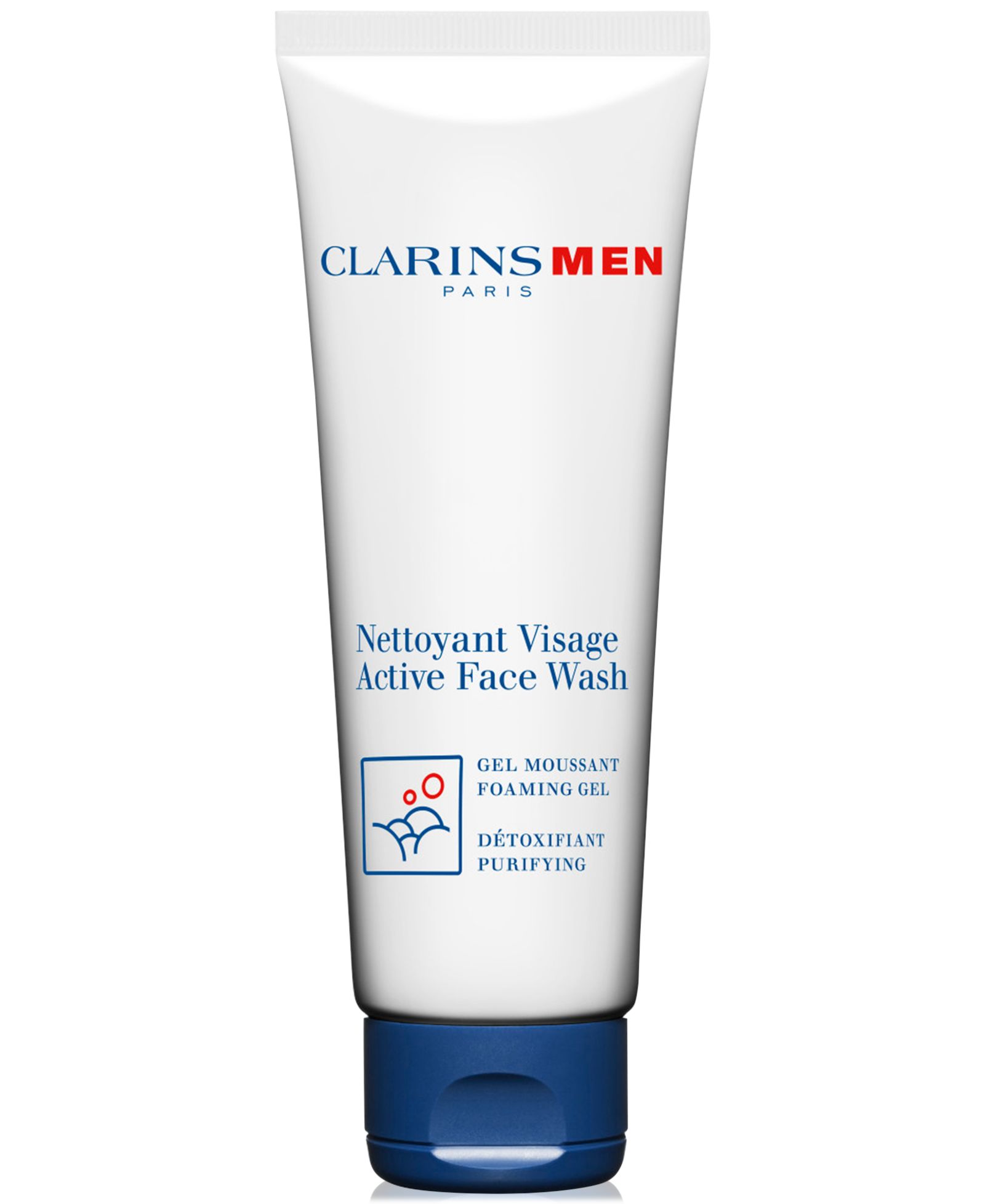 Clarins CLARINSMEN очищающий гель для лица Active Face Wash 4.4 oz.