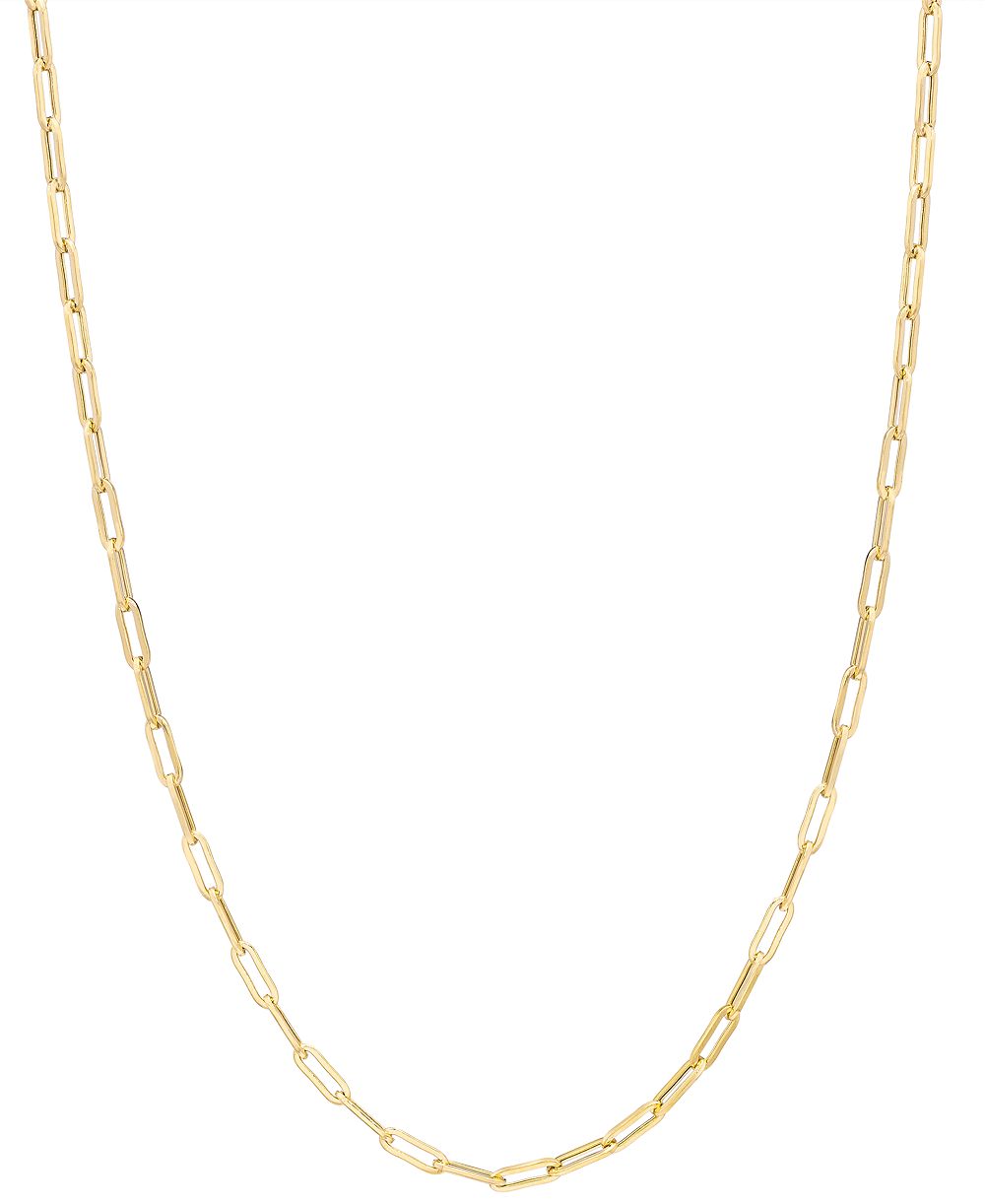 Цепочка-ожерелье Paperclip Link 20" в 14k Gold