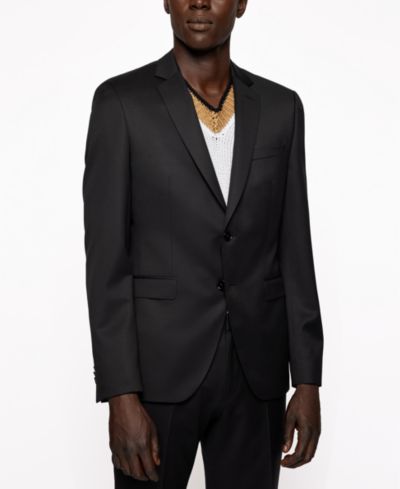 BOSS by Hugo Boss Men's Virgin-Wool Extra-Slim-Fit Suit Jacket