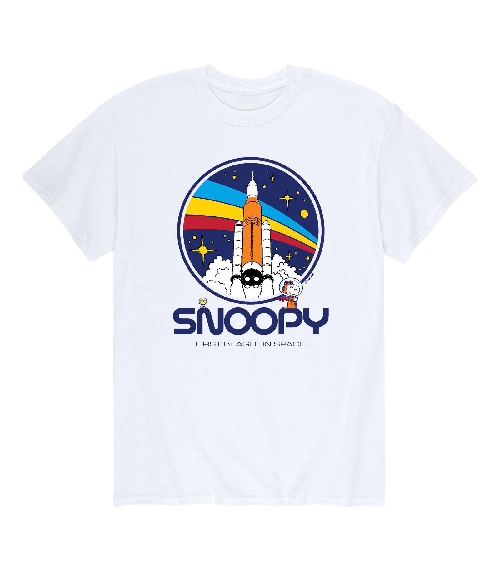 Мужская футболка Peanuts Snoopy Rocket