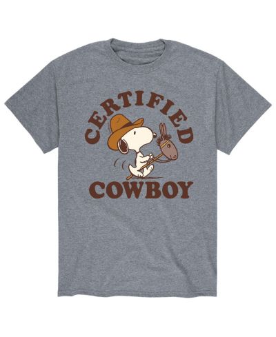 AIRWAVES Мужская футболка Peanuts Certified Cowboy