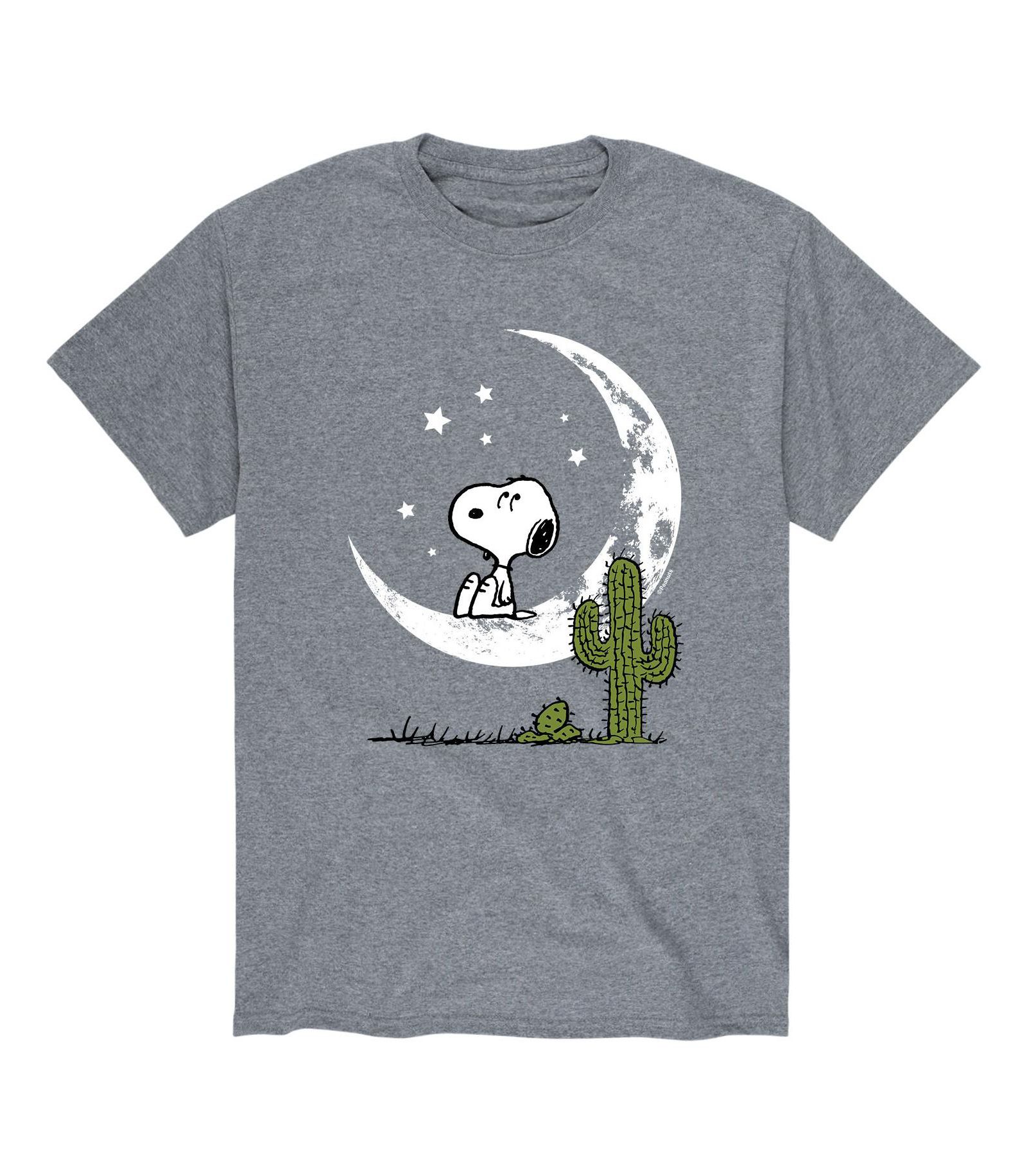 Men's Peanuts Snoopy Moon T-Shirt