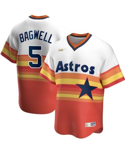 Мужская джерси Nike Jeff Bagwell White Houston Astros Cooperstown Collection