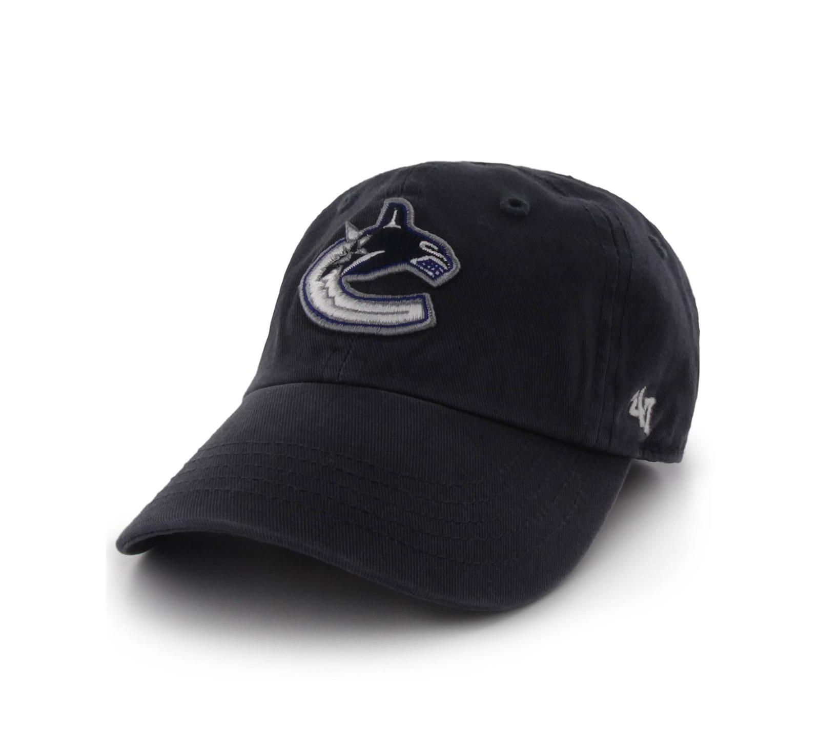 Мужская регулируемая кепка Vancouver Canucks Clean Up Navy