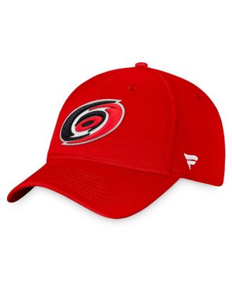 Кепка Fanatics Men's Red Carolina Hurricanes Core Primary Logo Flex