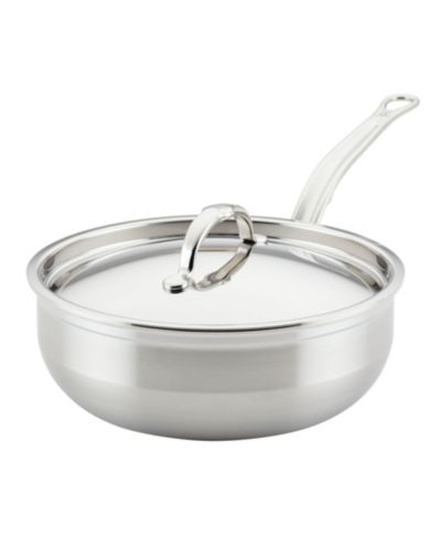 Сковорода Hestan ProBond® Clad Stainless Steel 3.5-Quart Covered Essential
