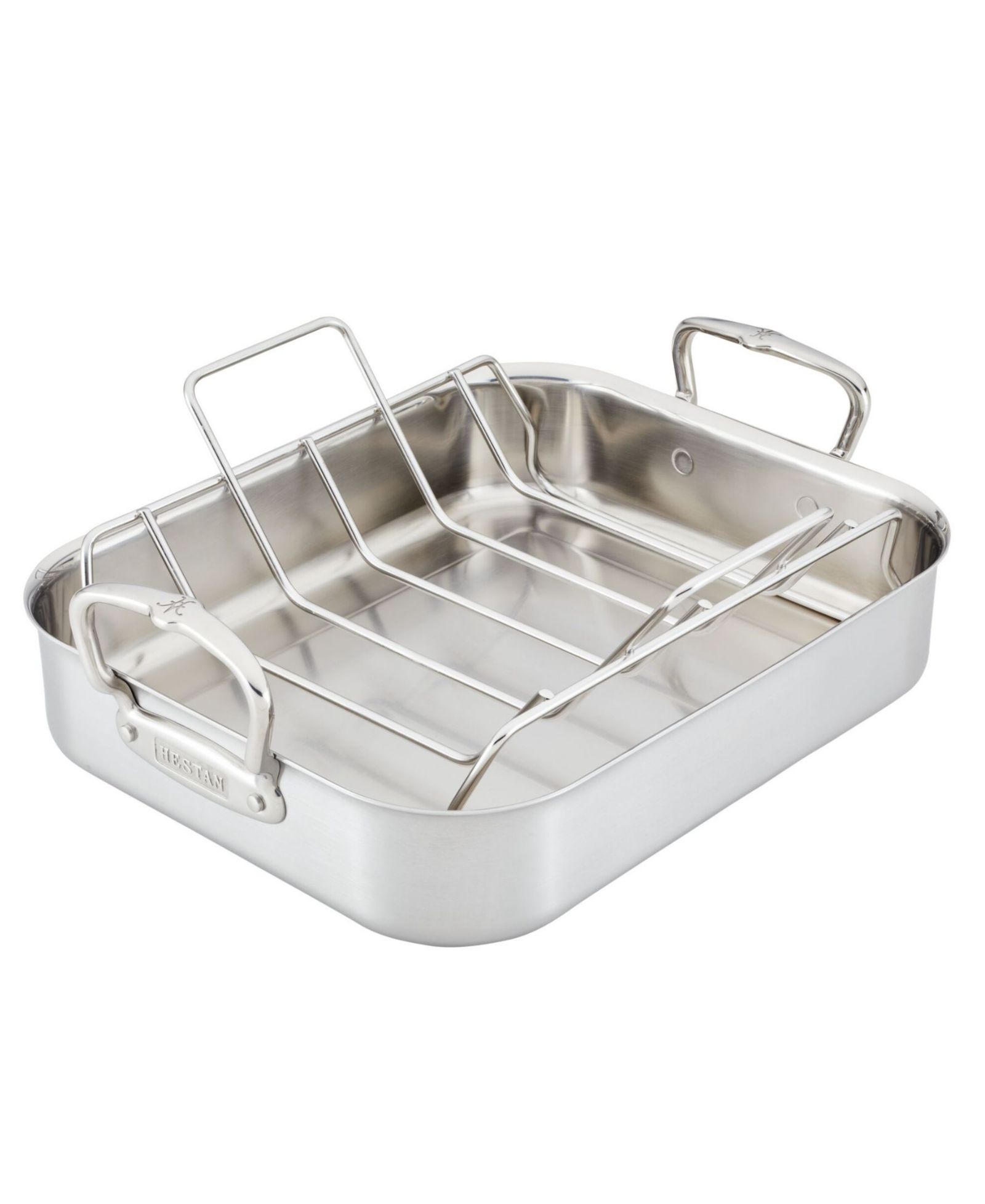 Hestan Provisions Classic Clad Large Roaster with Rack