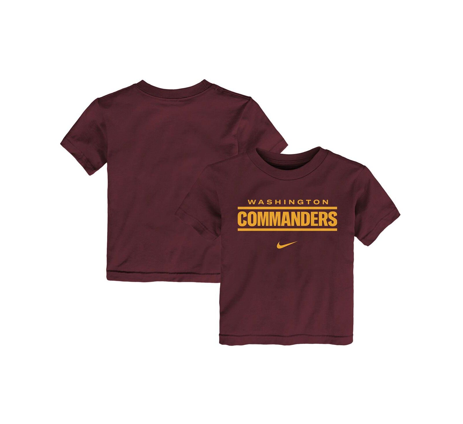 Детская футболка Nike Burgundy Washington Commanders Wordmark
