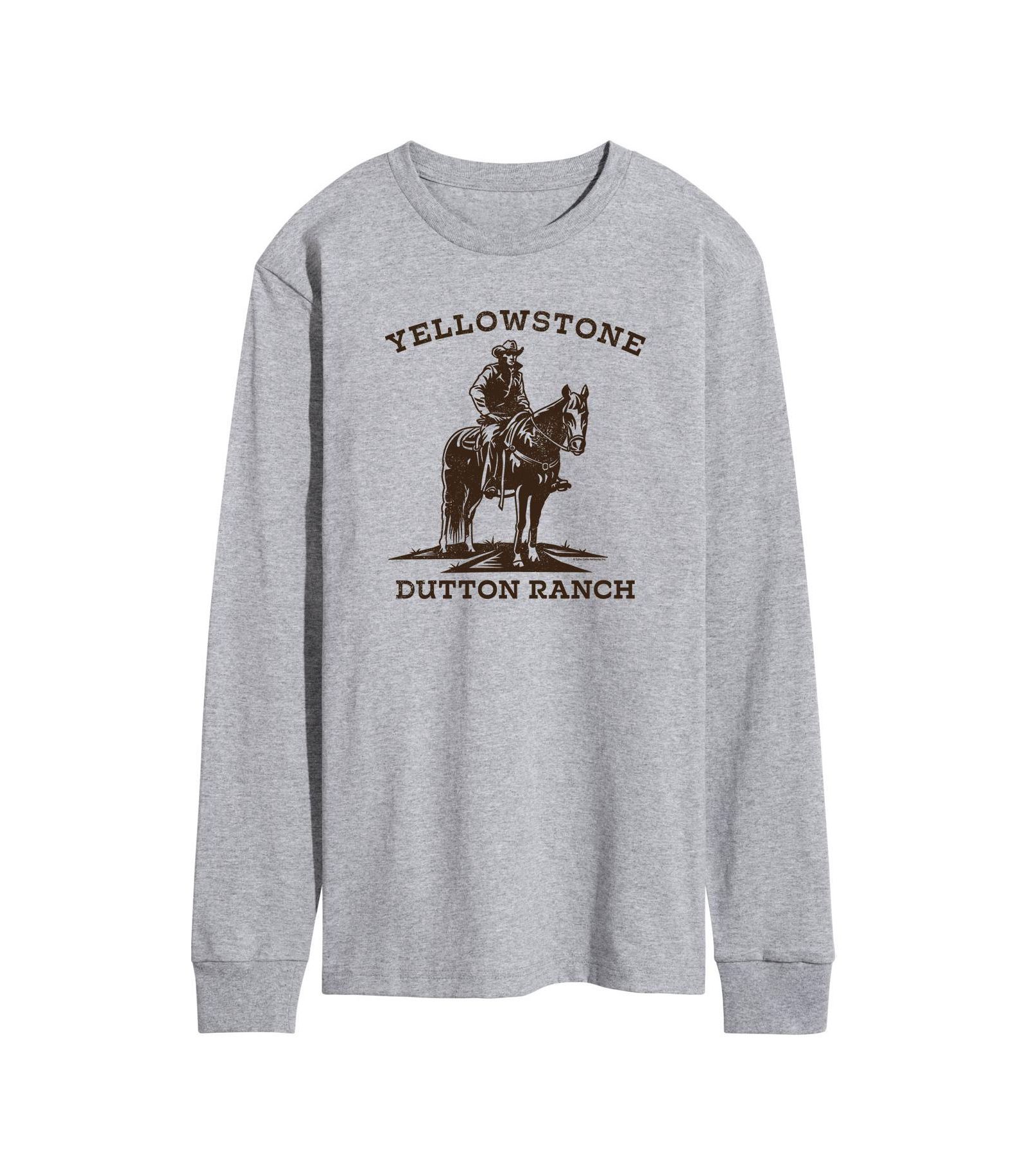 Men's Yellowstone Cowboy Long Sleeve T-shirt