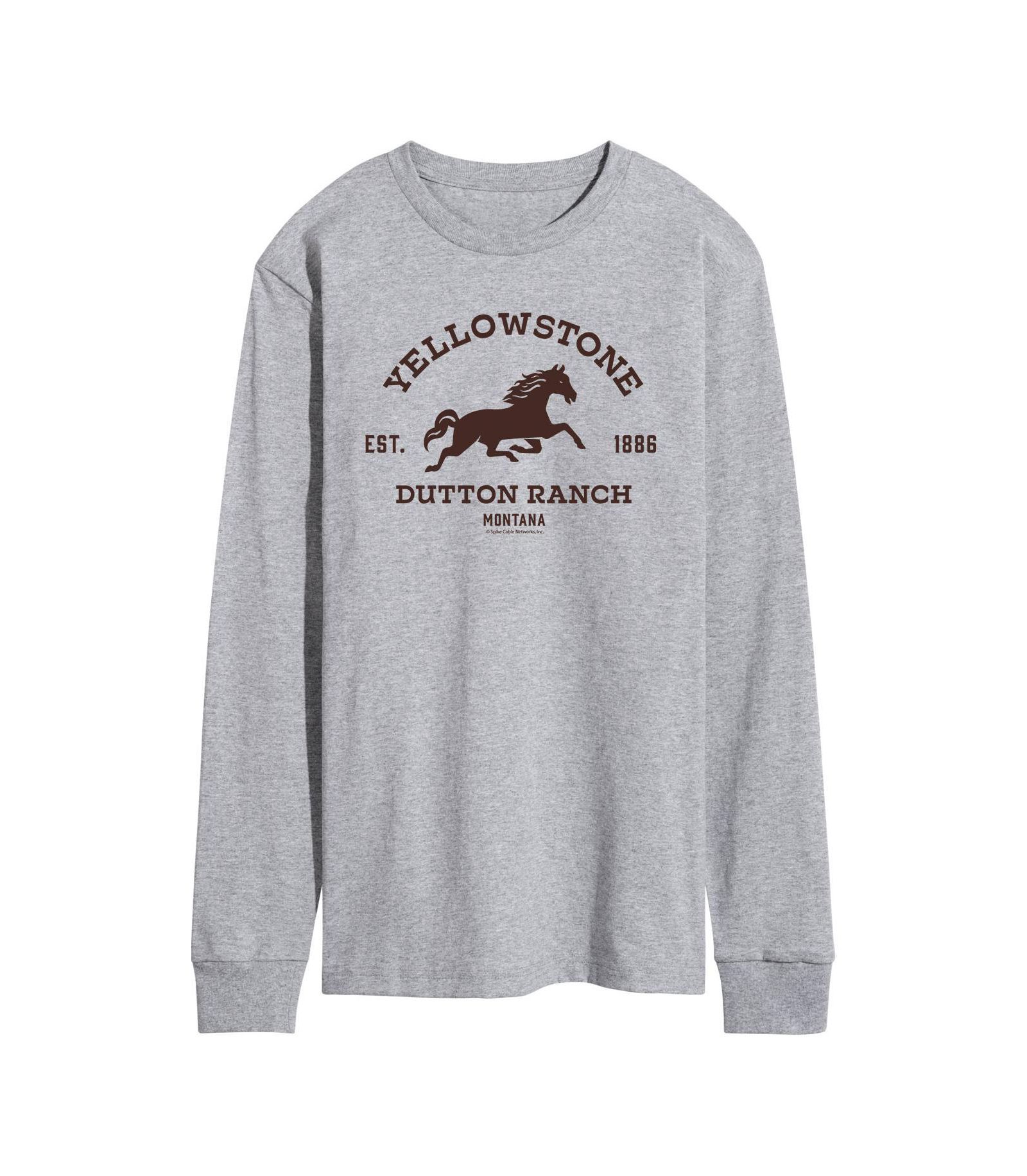 Men's Yellowstone Horse Est 1886 Long Sleeve T-shirt