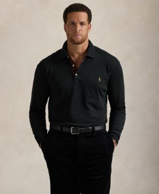 Polo Ralph Lauren Men's Big & Tall Soft Cotton Long-Sleeve Polo Shirt