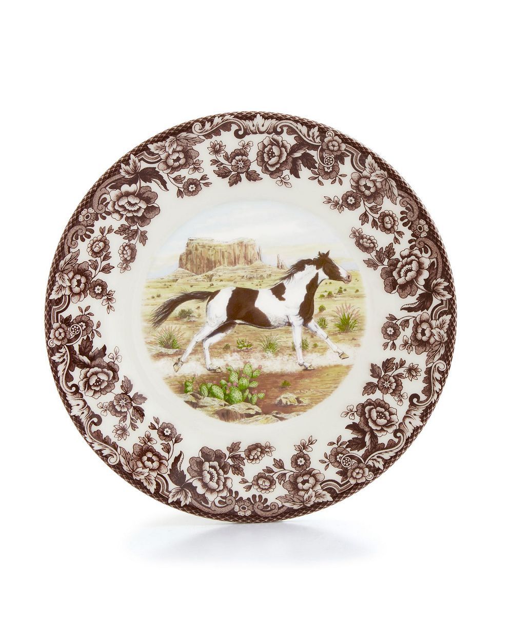 Салатная тарелка Spode Woodland Paint Horse