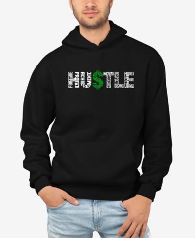 LA Pop Art Мужское худи с принтом Word Art Hustle