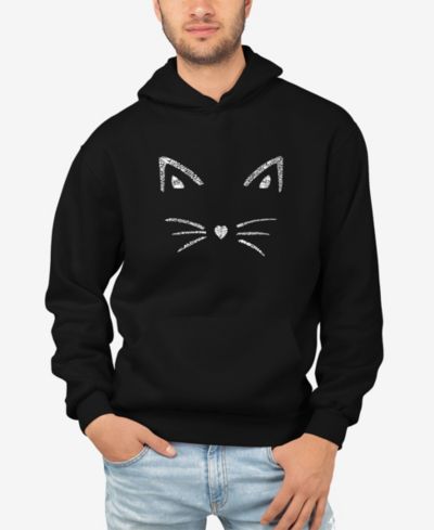 LA Pop Art Мужское худи с принтом Word Art Whiskers