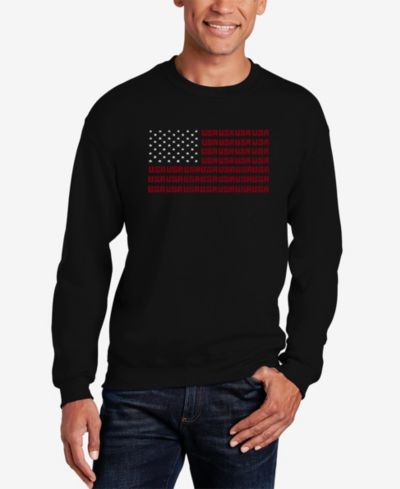 Мужской свитшот Word Art USA Flag