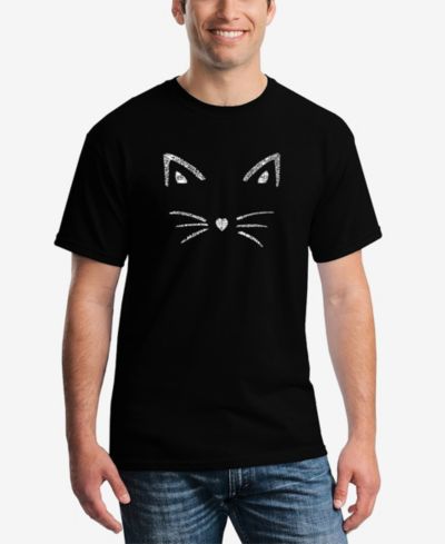 Мужская футболка LA Pop Art Word Art Whiskers