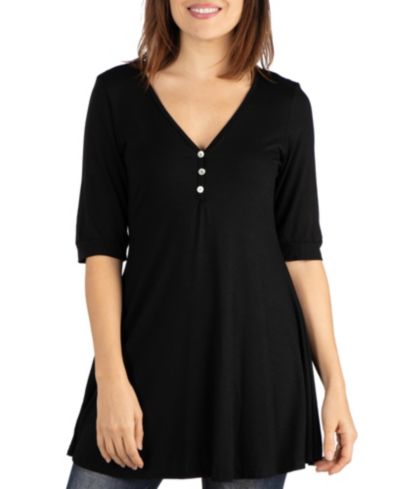 24seven Comfort Apparel туника с коротким рукавом