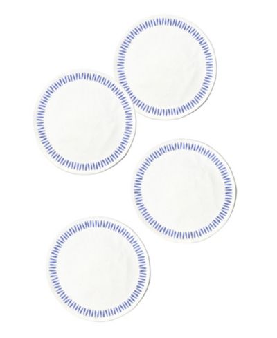 Coton Colors подставка под тарелку Iris Blue Drop, комплект из 4 шт