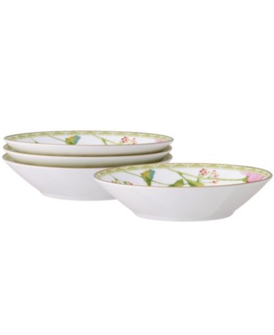 Noritake Poppy Place Set of 4  Fruit Bowls, 5.50", 4 oz.