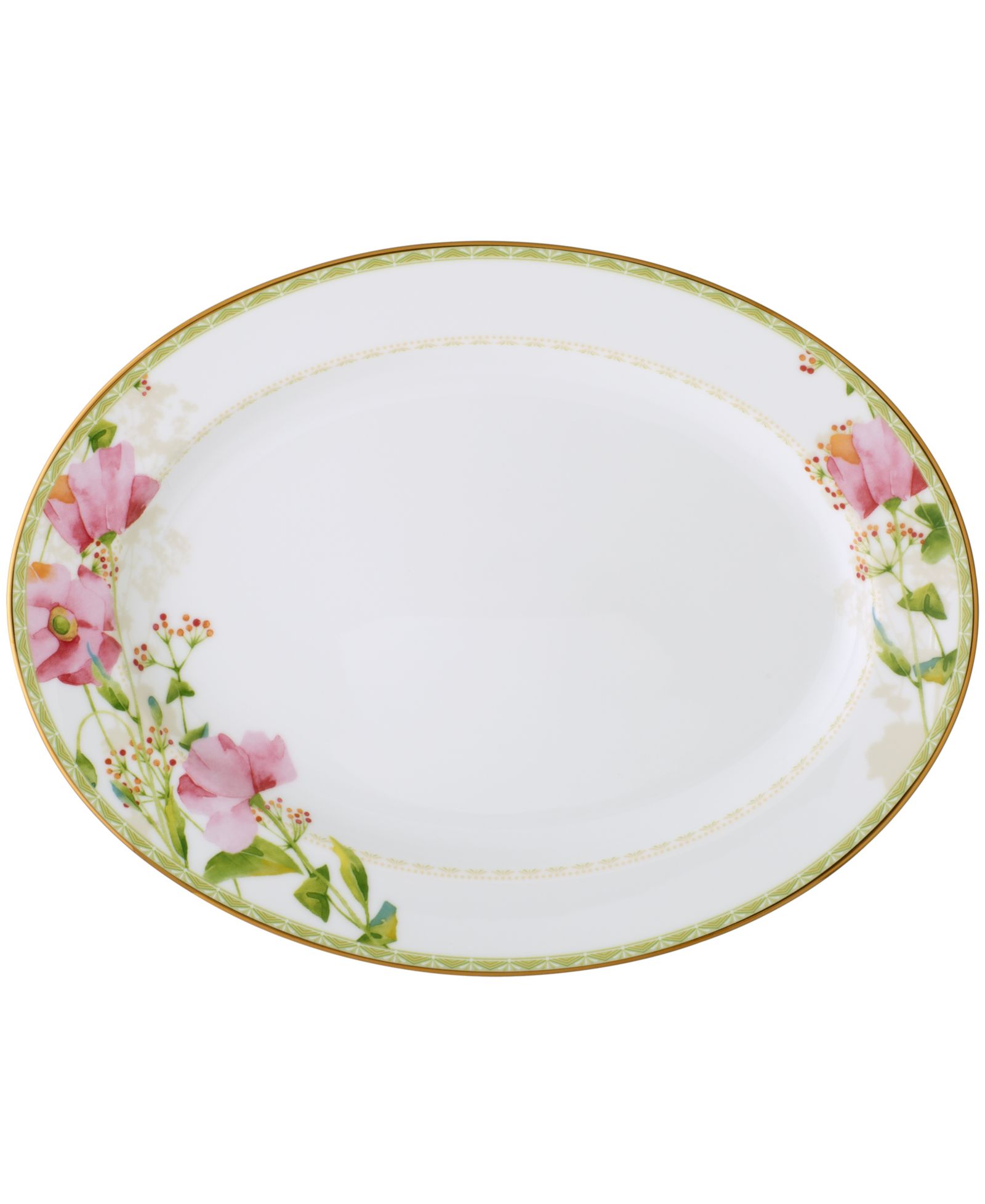 Noritake Овальное блюдо Poppy Place, 14"