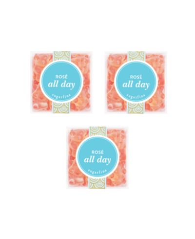 Набор маленьких кубиков конфет Sugarfina Rosé All Day Bears, 3 шт.