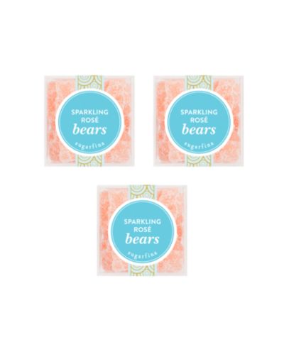 Набор конфет Sugarfina Sparkling Rosé Bears - Small Cube Kit, 3 шт