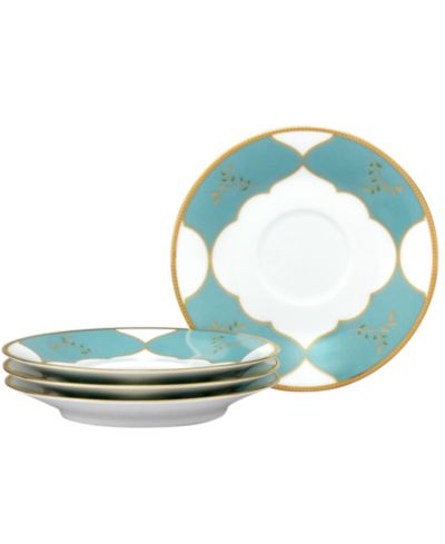 Noritake Lodi's Morning Set of 4 Saucers, 6"