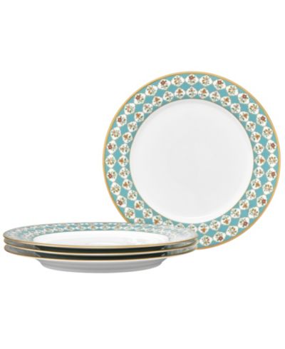 Noritake Lodi's Morning Set of 4 Dinner Plates, 10.50"