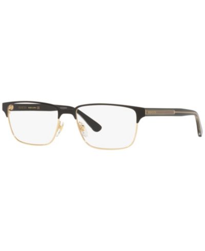 Gucci Man Rectangle Metal GG0383O Eyeglasses