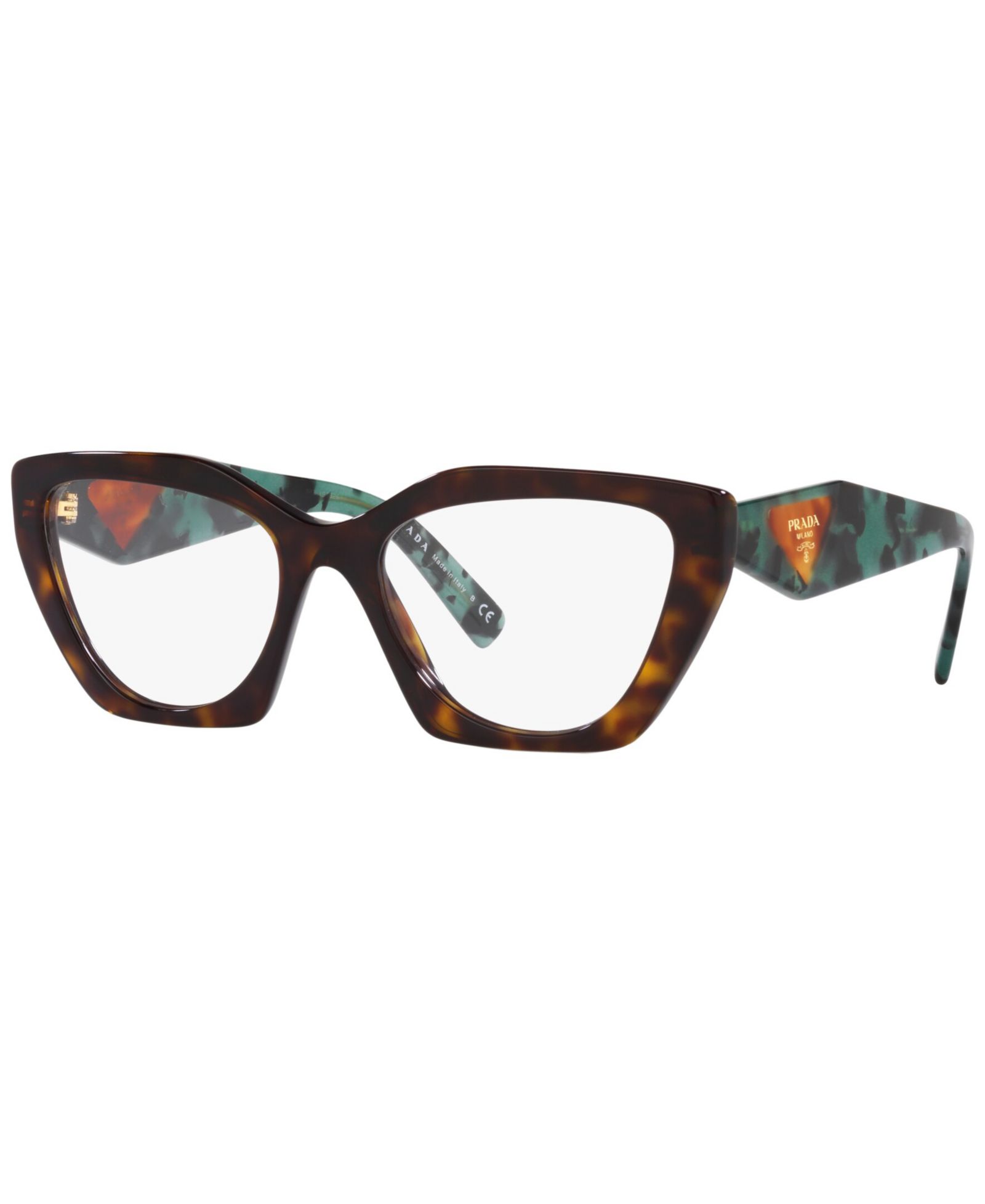 Prada Woman Irregular Plastic PR 09YV Eyeglasses