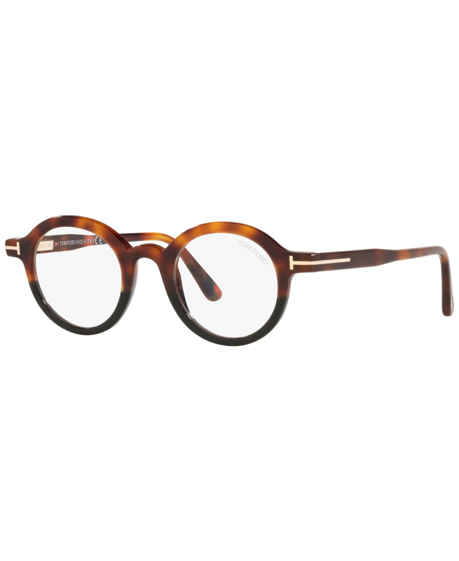 Tom Ford Man Round Plastic FT5664-B Eyeglasses