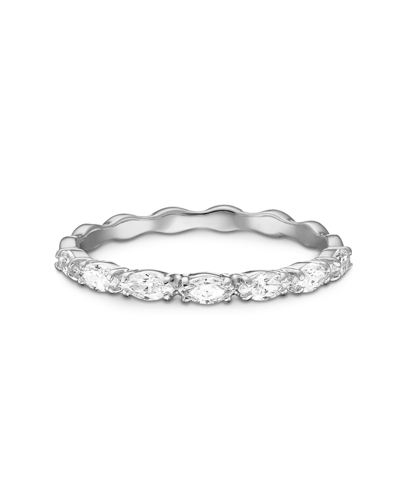 Swarovski Vittore кольцо с огранкой Marquise, родиевое покрытие