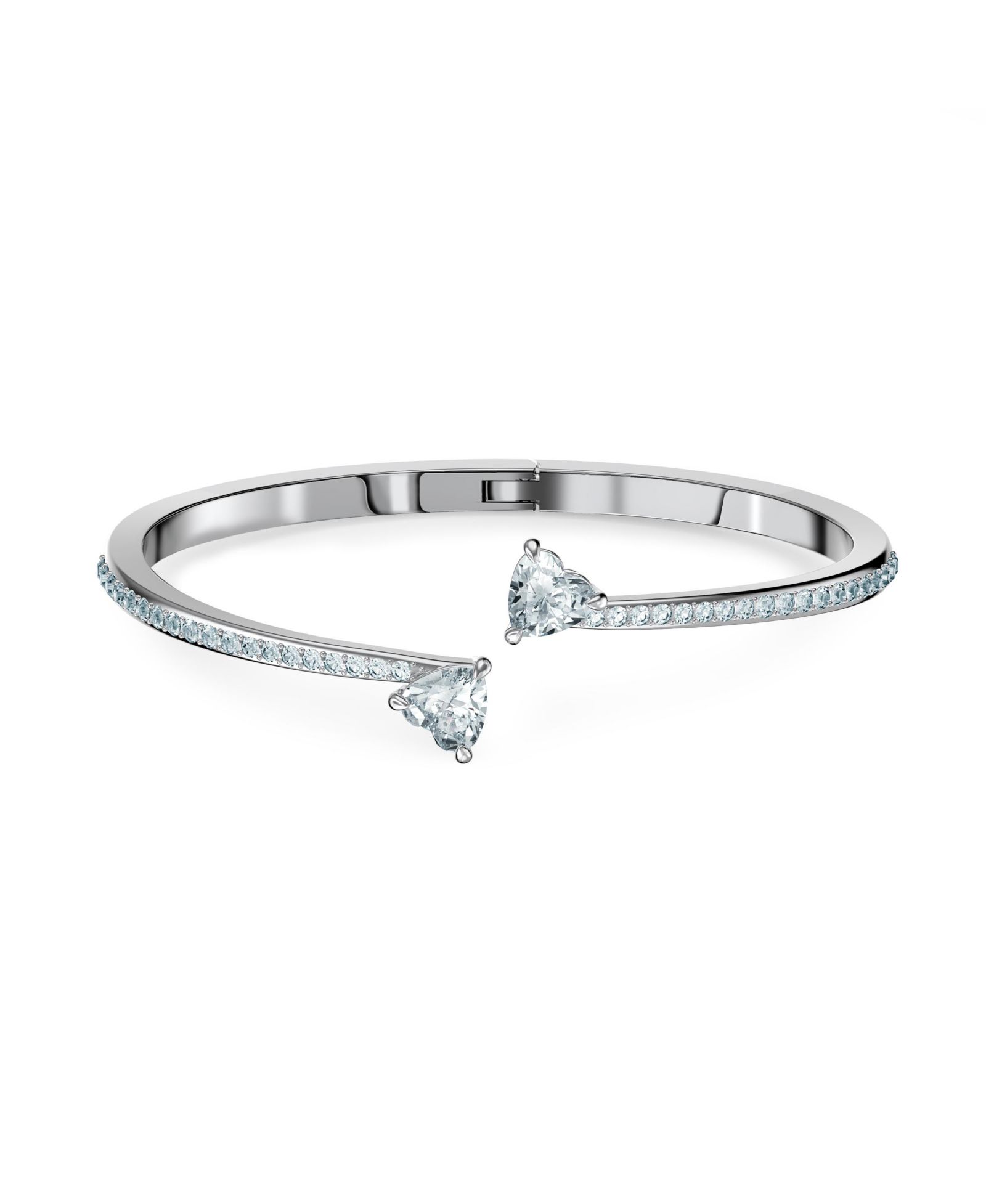 Браслет Swarovski Attract Soul Heart с родиевым покрытием