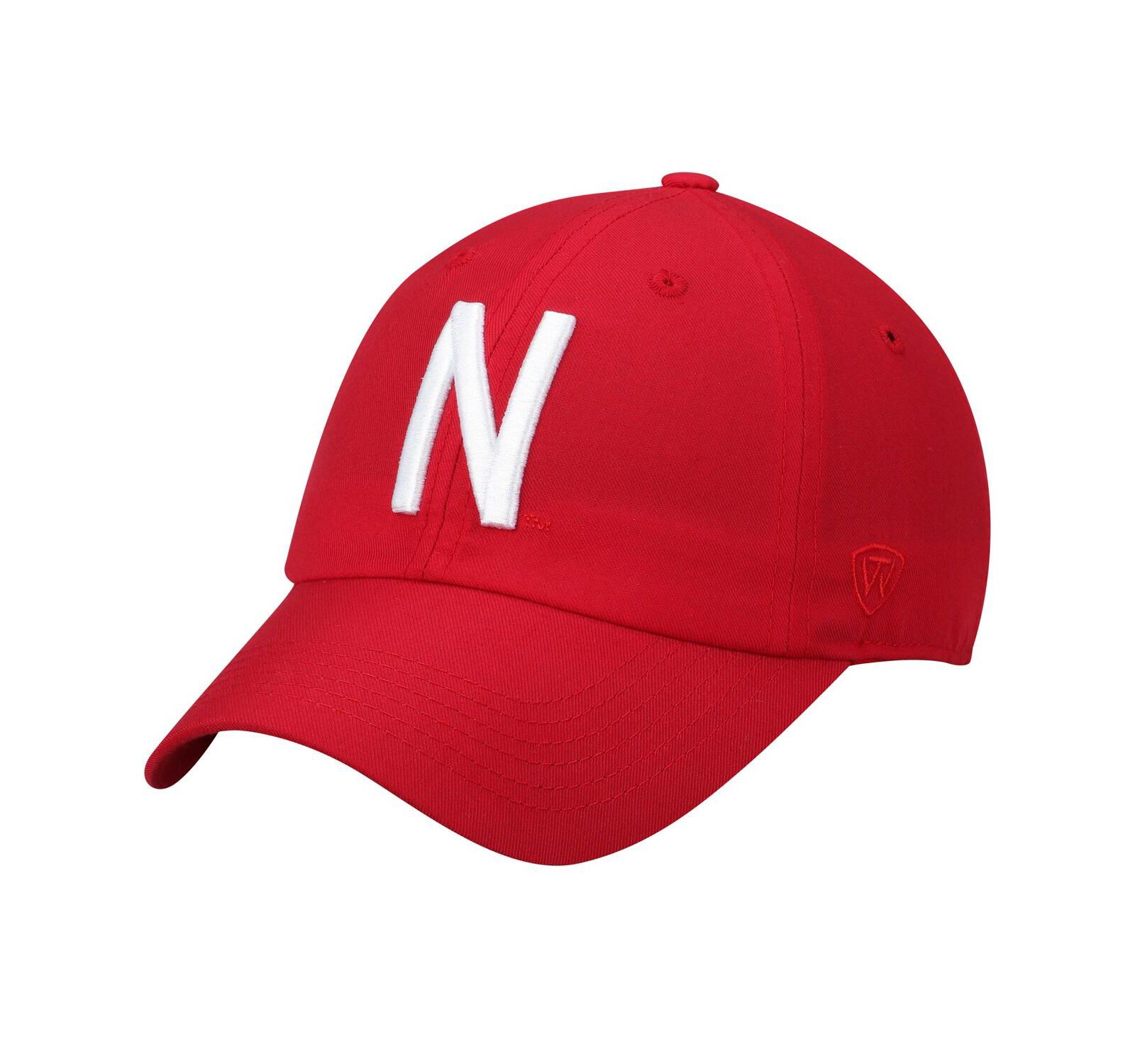 Мужская кепка Top of the World Scarlet Nebraska Huskers Staple Adjustable