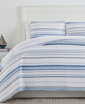 Southshore Stripe 3-Pc. Quilt Set, Twin/Twin XL