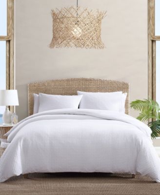 Tommy Bahama Home Basketweave Solid 4-Pc. Comforter Set, King