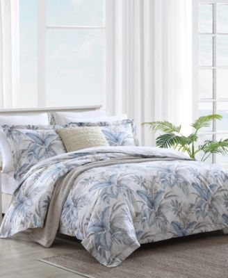 Tommy Bahama Home Bakers Bluff 4 Piece Duvet Cover Set, Full/Queen