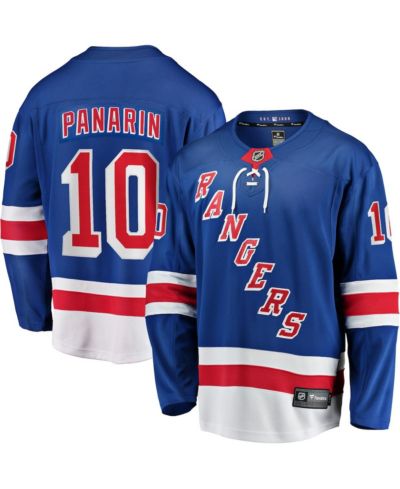Мужская джерси Fanatics Artemi Panarin Blue New York Rangers Home Premier Breakaway Player