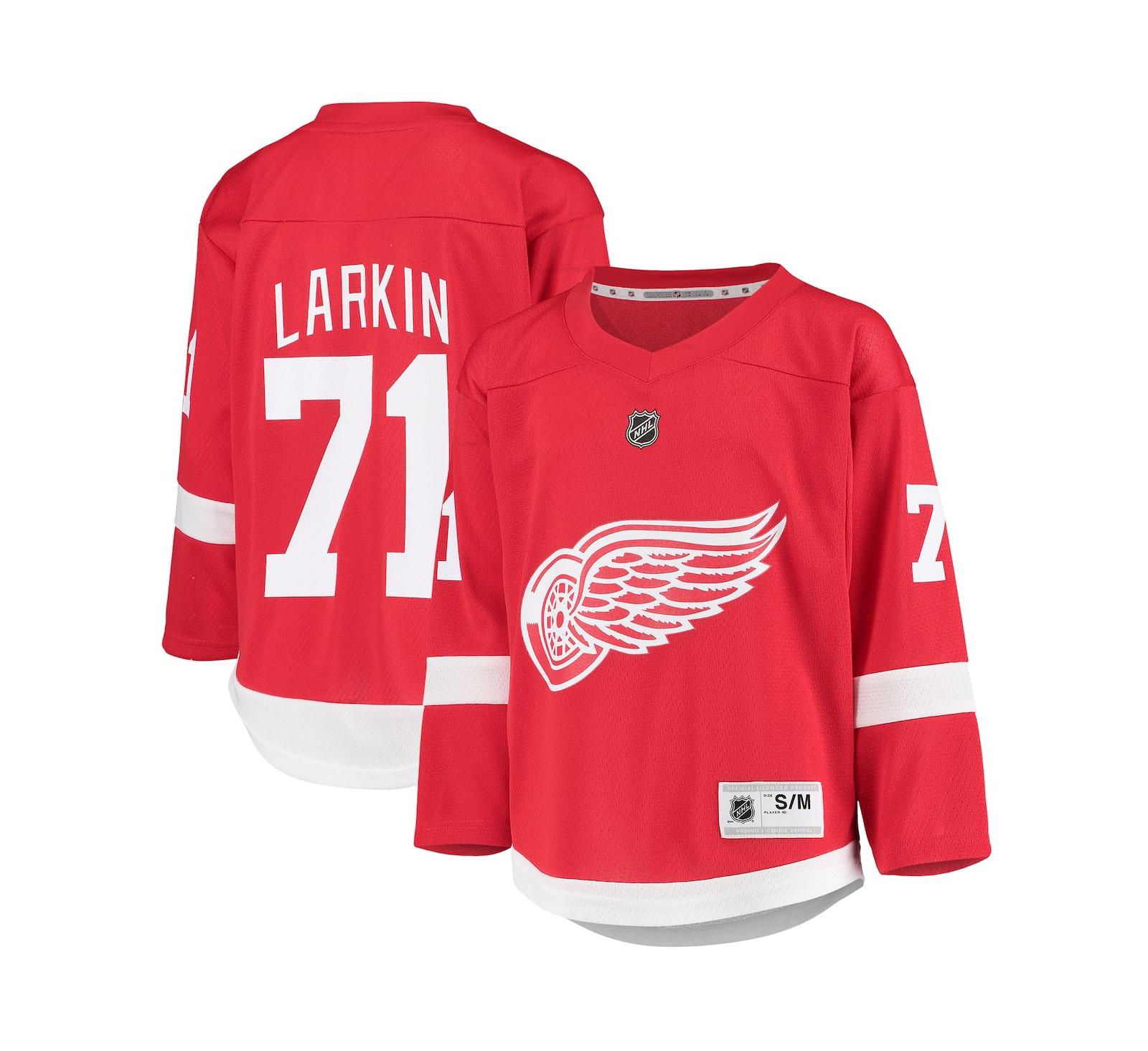 Детская джерси Outerstuff Dylan Larkin Red Detroit Red Wings Home Replica Player