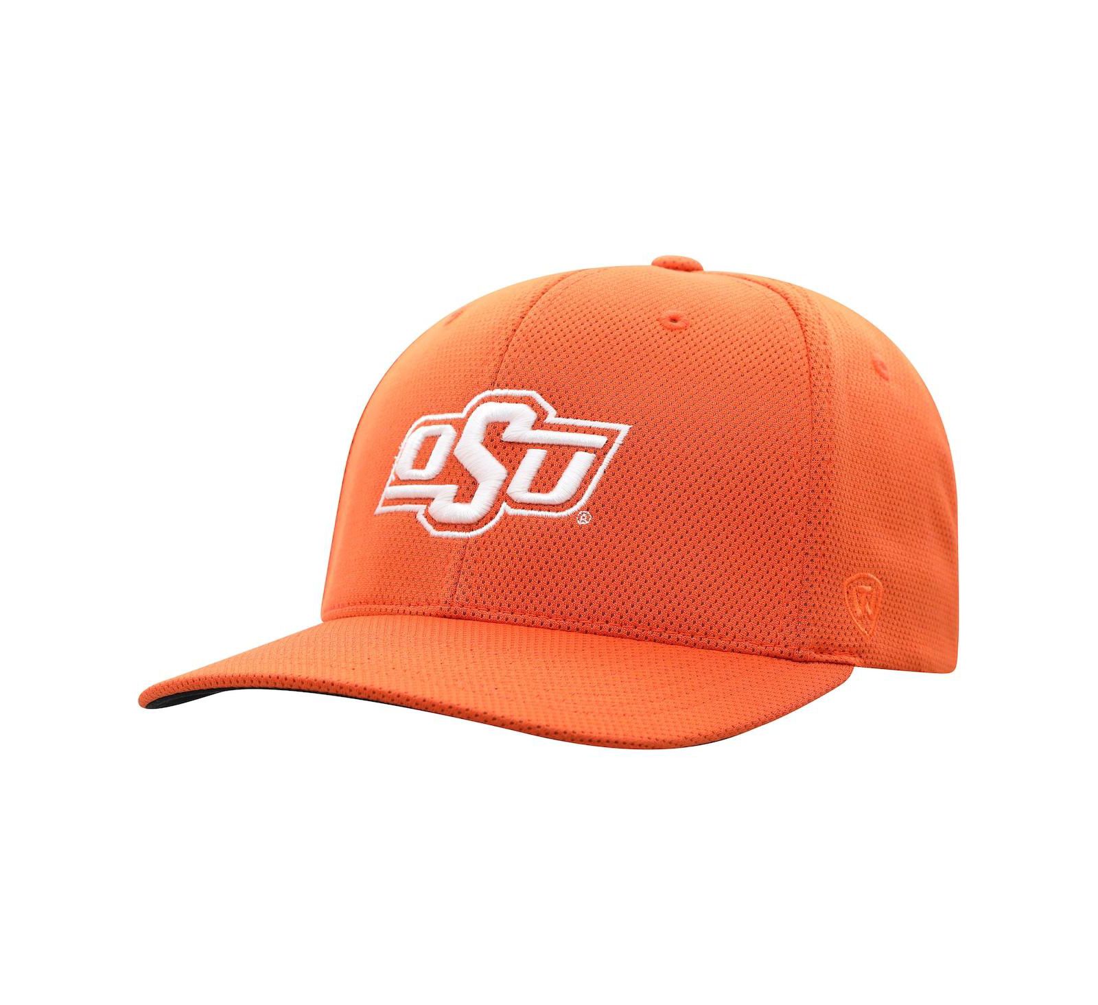 Кепка Men's Top of The World Orange Oklahoma State Cowboys Reflex Logo Flex
