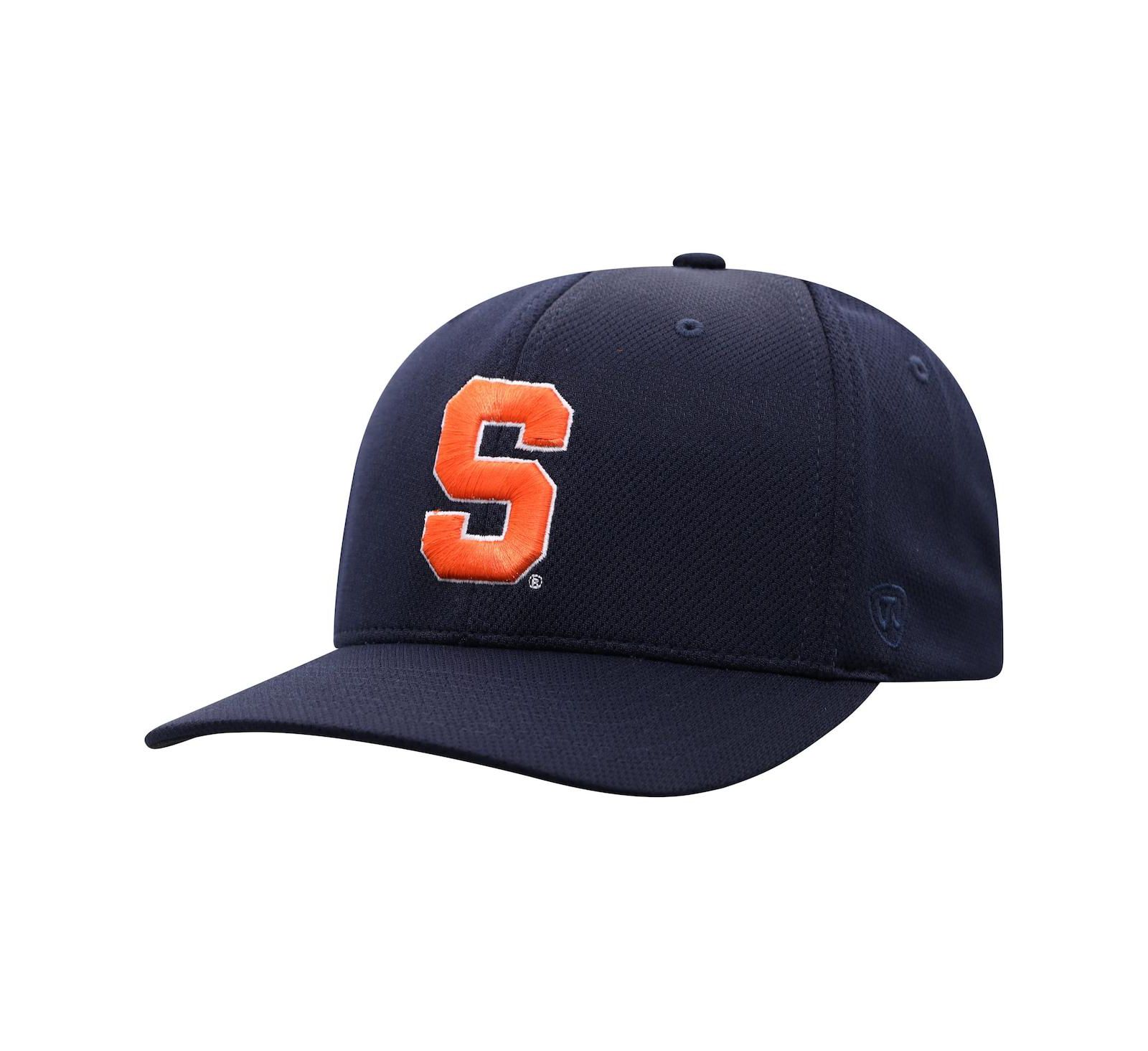 Men's Top of The World Navy Syracuse Orange Reflex Logo Flex Hat