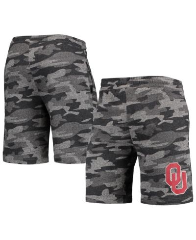 Men's Concepts Sport Charcoal, Gray Oklahoma Sooners Camo Backup Terry Jam Lounge Shorts