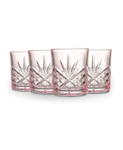 Godinger Dublin Double Old-Fashioned Glasses, Set of 4